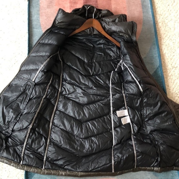 Andrew Marc Chocolate Duck Down Trench Coat Puffer Jacket - Picture 11 of 16